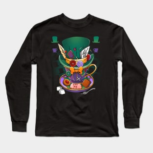 Wonder Mad Hatter Mug Long Sleeve T-Shirt